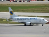 Aerosvit Airlines Boeing 737-548 (UR-AAL) at  Stuttgart, Germany