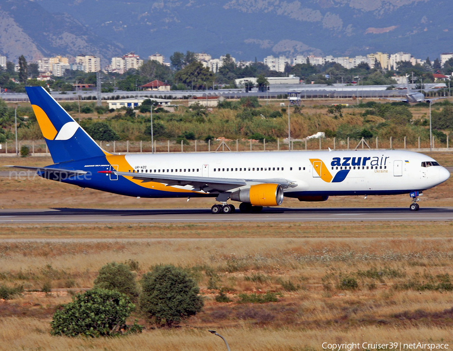 Azur Air Ukraine Boeing 767-37E(ER) (UR-AZC) | Photo 368345