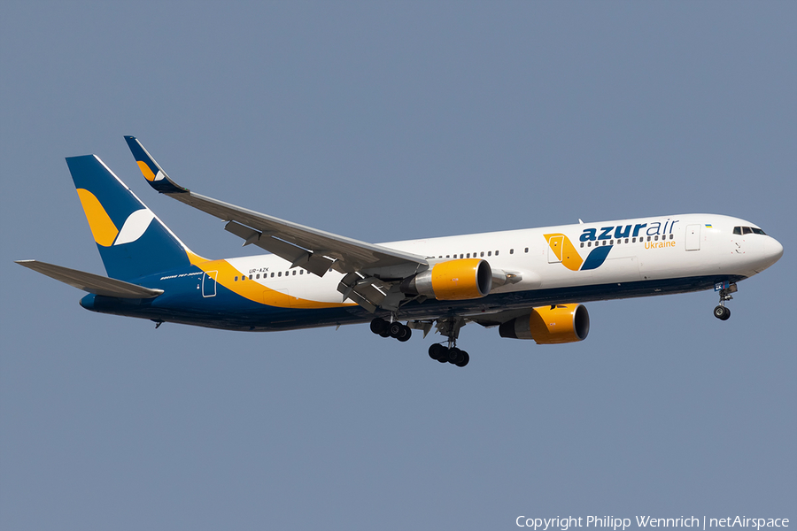 Azur Air Ukraine Boeing 767-33A(ER) (UR-AZK) | Photo 333942