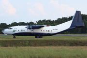 Shovkoviy Shlyah Antonov An-12B (UR-CAF) at  Luxembourg - Findel, Luxembourg