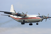 Meridian Avia Antonov An-12BK (UR-CAJ) at  Warsaw - Frederic Chopin International, Poland