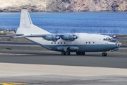 Cavok Air Antonov An-12BP (UR-CBG) at  Gran Canaria, Spain