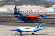 Cavok Air Antonov An-12B (UR-CEZ) at  Gran Canaria, Spain