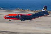 Cavok Air Antonov An-12B (UR-CJN) at  Gran Canaria, Spain