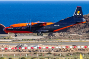 Cavok Air Antonov An-12B (UR-CJN) at  Gran Canaria, Spain