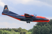 Cavok Air Antonov An-12BK (UR-CKL) at  Luxembourg - Findel, Luxembourg