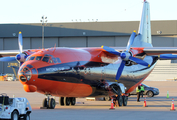 Cavok Air Antonov An-12BP (UR-CKM) at  Dallas/Ft. Worth - International, United States