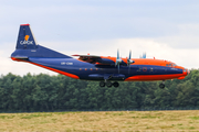 Cavok Air Antonov An-12B (UR-CNN) at  Luxembourg - Findel, Luxembourg