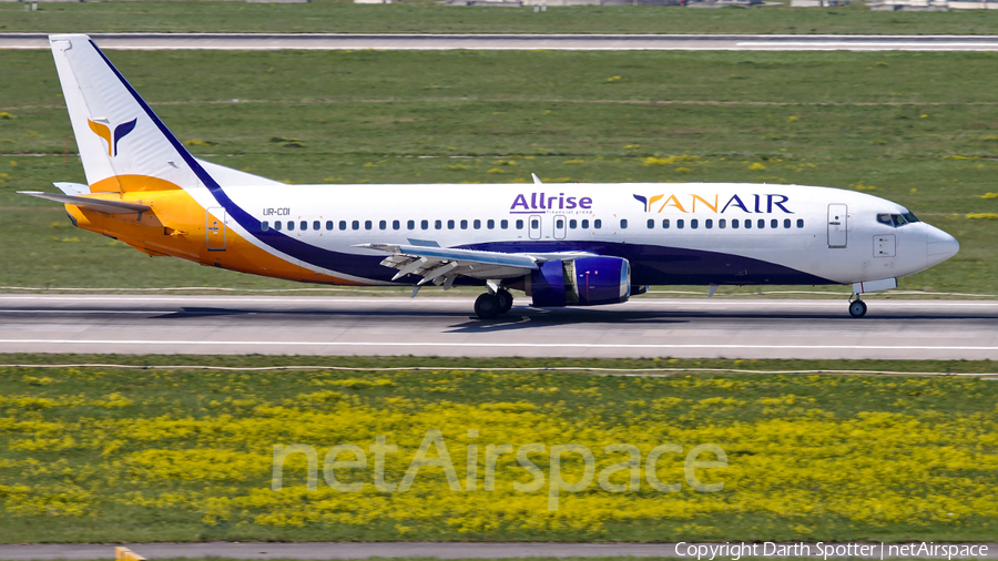 Yanair Boeing 737-4B7 (UR-COI) | Photo 362607