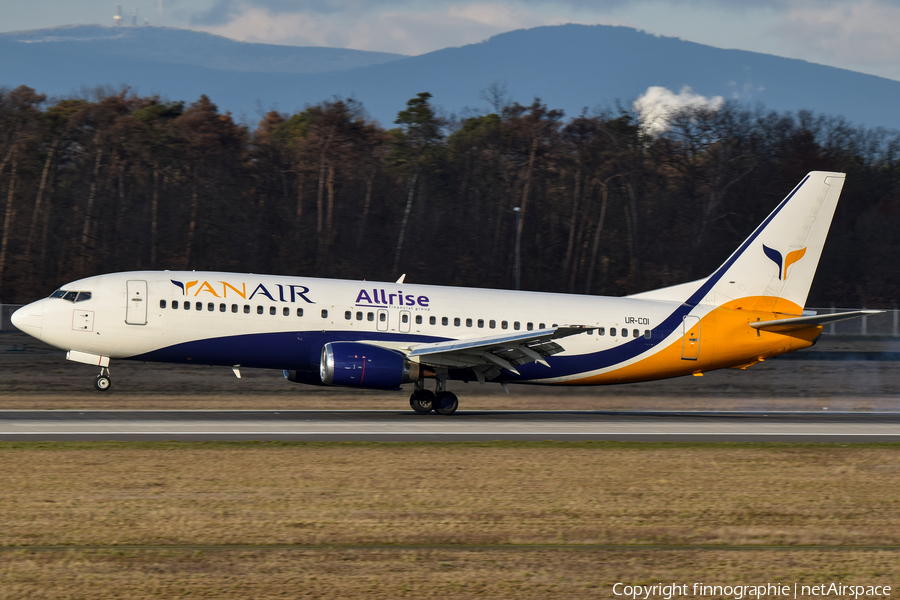 Yanair Boeing 737-4B7 (UR-COI) | Photo 422621