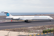 Bravo Airways McDonnell Douglas MD-83 (UR-CPR) at  Tenerife Sur - Reina Sofia, Spain