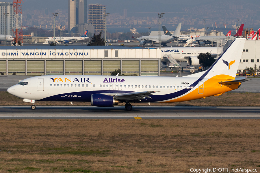 Yanair Boeing 737-4B7 (UR-CQX) | Photo 311562