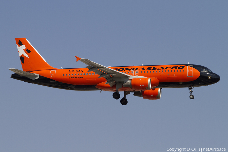 DonbassAero Airbus A320-211 (UR-DAK) | Photo 392256