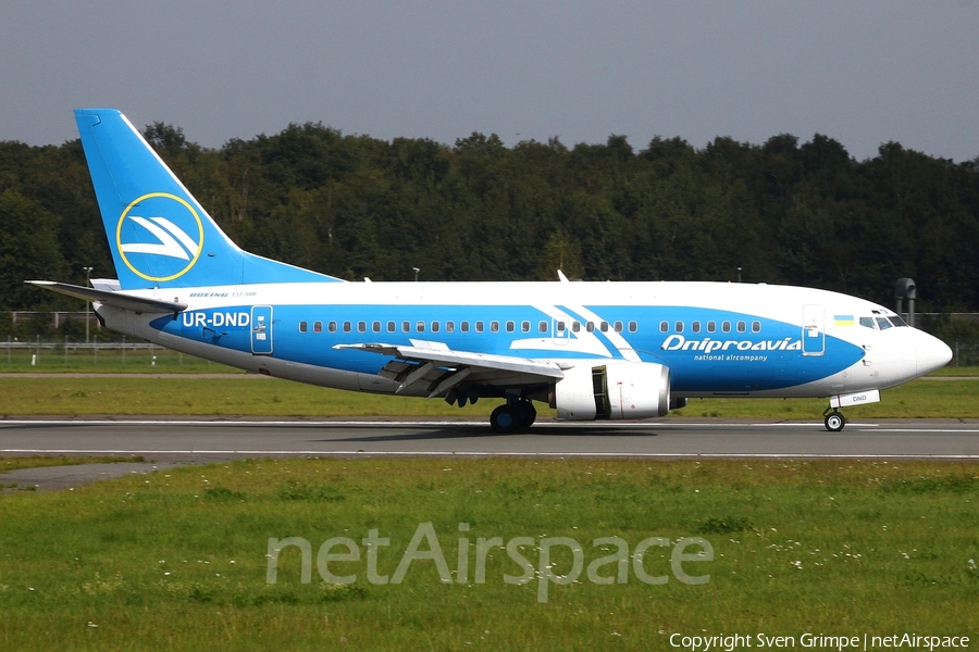 Dniproavia Boeing 737-5L9 (UR-DND) | Photo 16444