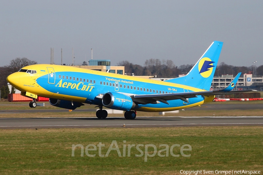 Aerosvit Airlines Boeing 737-36Q (UR-DNJ) | Photo 11427