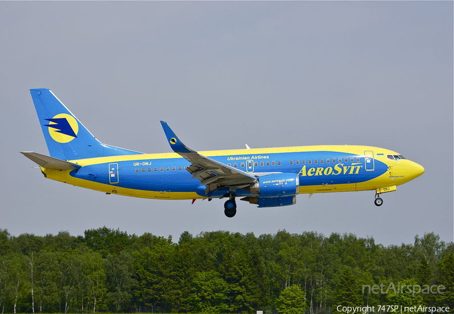 Aerosvit Airlines Boeing 737-36Q (UR-DNJ) | Photo 31680