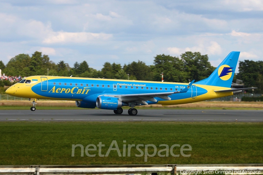 Aerosvit Airlines Embraer ERJ-190STD (ERJ-190-100STD) (UR-DSA) | Photo 19979