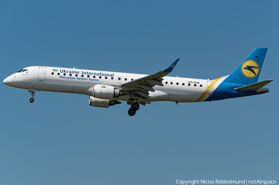 Ukraine International Airlines Embraer ERJ-190STD (ERJ-190-100STD) (UR-EMA) | Photo 389691