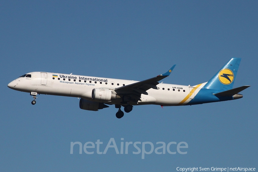 Ukraine International Airlines Embraer ERJ-190STD (ERJ-190-100STD) (UR-EMB) | Photo 247330