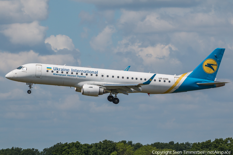 Ukraine International Airlines Embraer ERJ-190STD (ERJ-190-100STD) (UR-EMB) | Photo 391396