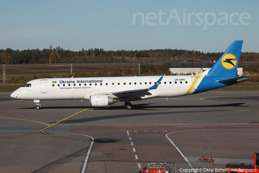 Ukraine International Airlines Embraer ERJ-190STD (ERJ-190-100STD) (UR-EMC) | Photo 92451