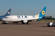 Ukraine International Airlines Boeing 737-3Y0(SF) (UR-FAA) at  Liege - Bierset, Belgium