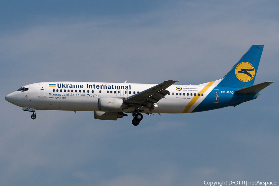 Ukraine International Airlines Boeing 737-4Z9 (UR-GAO) | Photo 201915