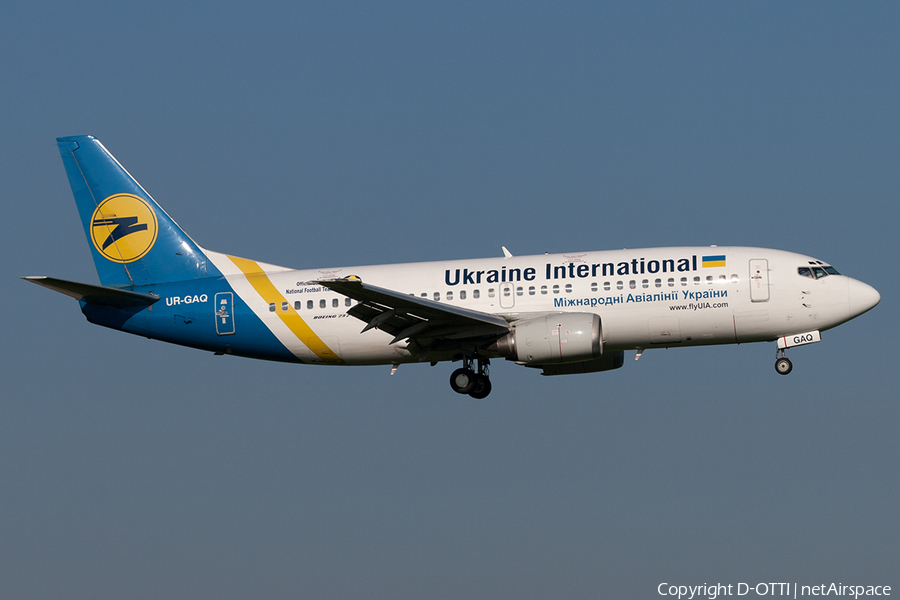 Ukraine International Airlines Boeing 737-33R (UR-GAQ) | Photo 199400