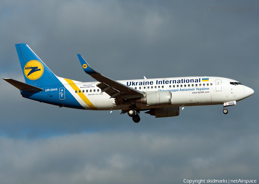 Ukraine International Airlines Boeing 737-33R (UR-GAQ) | Photo 22296