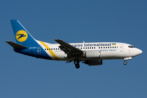 Ukraine International Airlines Boeing 737-5Y0 (UR-GAU) at  Frankfurt am Main, Germany