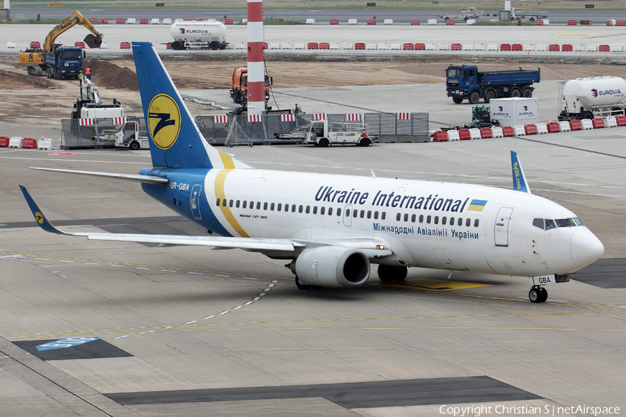 Ukraine International Airlines Boeing 737-36N (UR-GBA) | Photo 247437