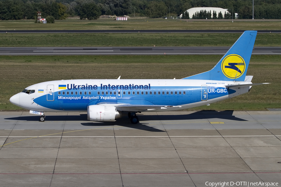 Ukraine International Airlines Boeing 737-5L9 (UR-GBC) | Photo 417428
