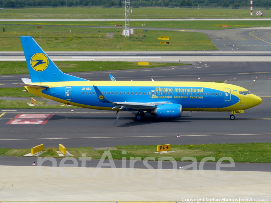 Ukraine International Airlines Boeing 737-36Q (UR-GBD) | Photo 419271