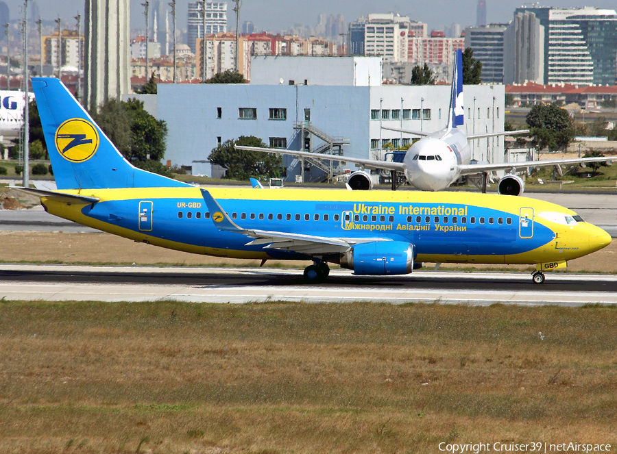 Ukraine International Airlines Boeing 737-36Q (UR-GBD) | Photo 85493