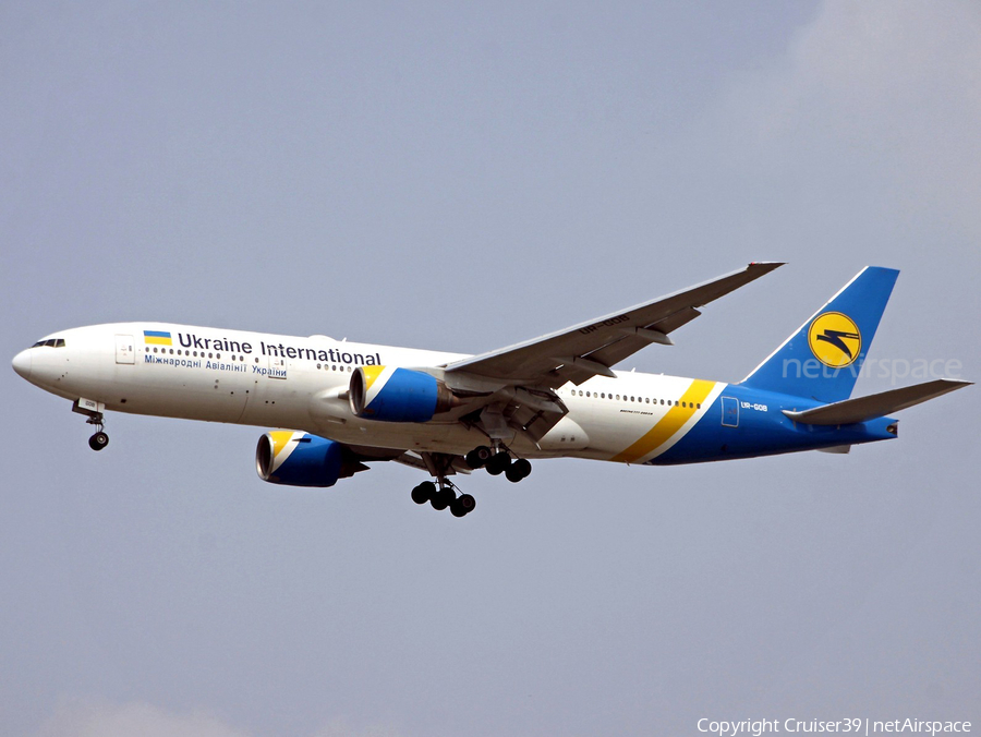 Ukraine International Airlines Boeing 777-28E(ER) (UR-GOB) | Photo 340980