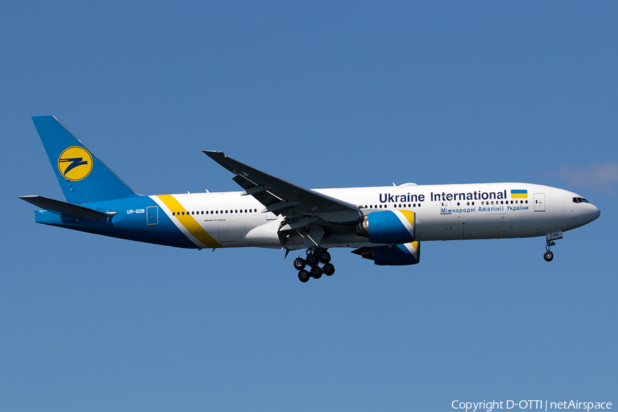 Ukraine International Airlines Boeing 777-28E(ER) (UR-GOB) | Photo 357559