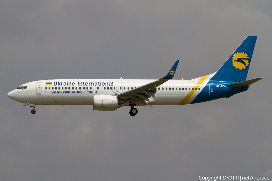 Ukraine International Airlines Boeing 737-8HX (UR-PSA) | Photo 365860