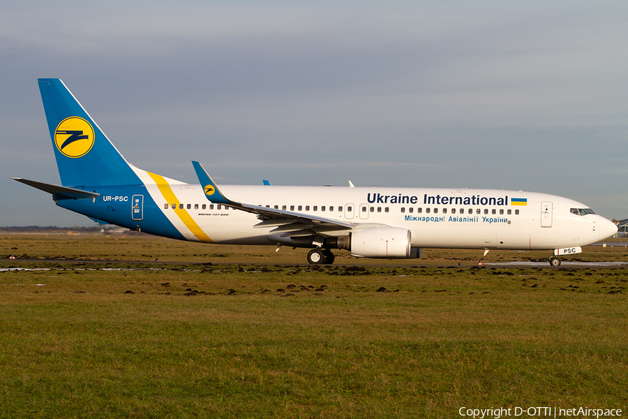 Ukraine International Airlines Boeing 737-8HX (UR-PSC) | Photo 331643
