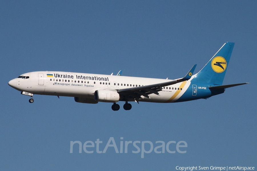 Ukraine International Airlines Boeing 737-84R (UR-PSE) | Photo 247052