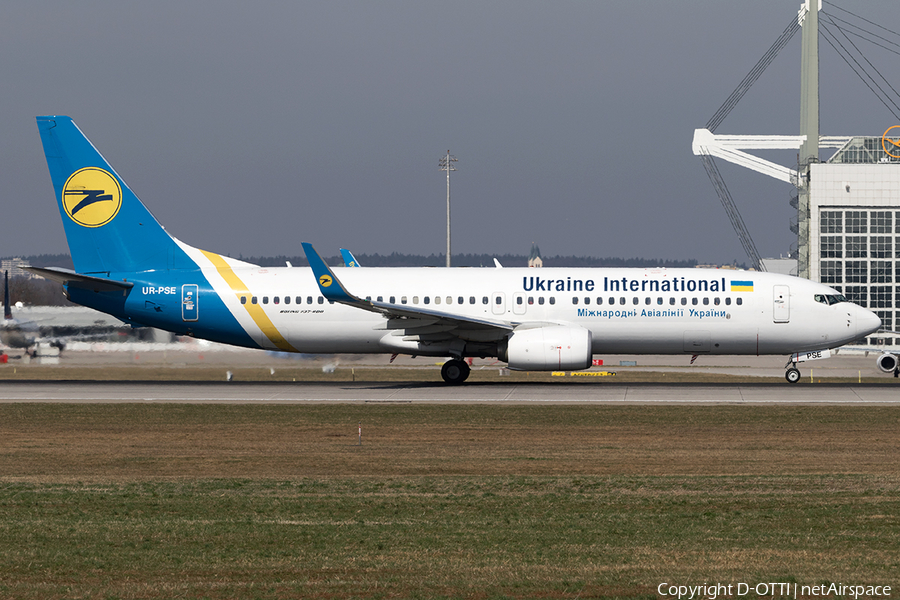 Ukraine International Airlines Boeing 737-84R (UR-PSE) | Photo 152887
