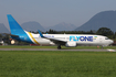 FlyOne Boeing 737-84R (UR-PSF) at  Salzburg - W. A. Mozart, Austria