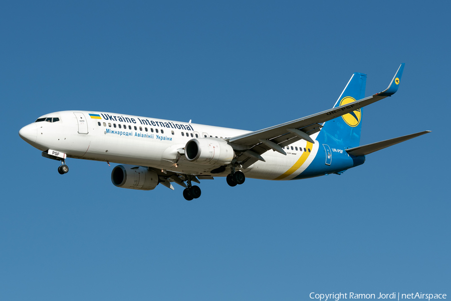 Ukraine International Airlines Boeing 737-84R (UR-PSF) | Photo 497372