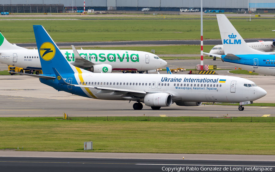 Ukraine International Airlines Boeing 737-8FZ (UR-PSM) | Photo 350069