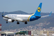 Ukraine International Airlines Boeing 737-8Q8 (UR-PSO) at  Barcelona - El Prat, Spain