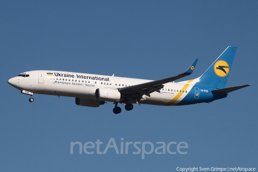 Ukraine International Airlines Boeing 737-8Q8 (UR-PSO) | Photo 247717