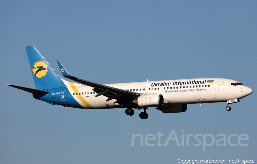 Ukraine International Airlines Boeing 737-8Q8 (UR-PSO) | Photo 281270