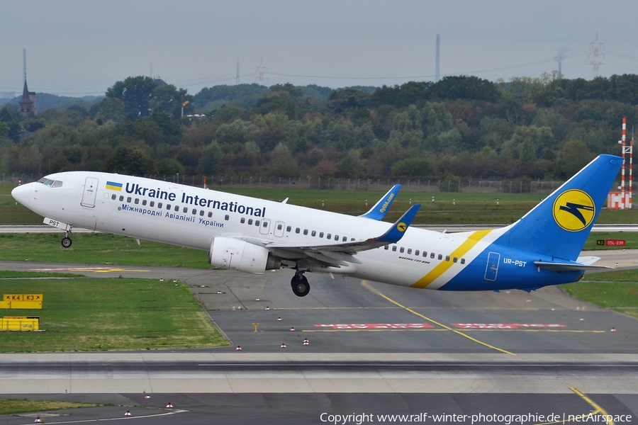 Ukraine International Airlines Boeing 737-8AS (UR-PST) | Photo 395531