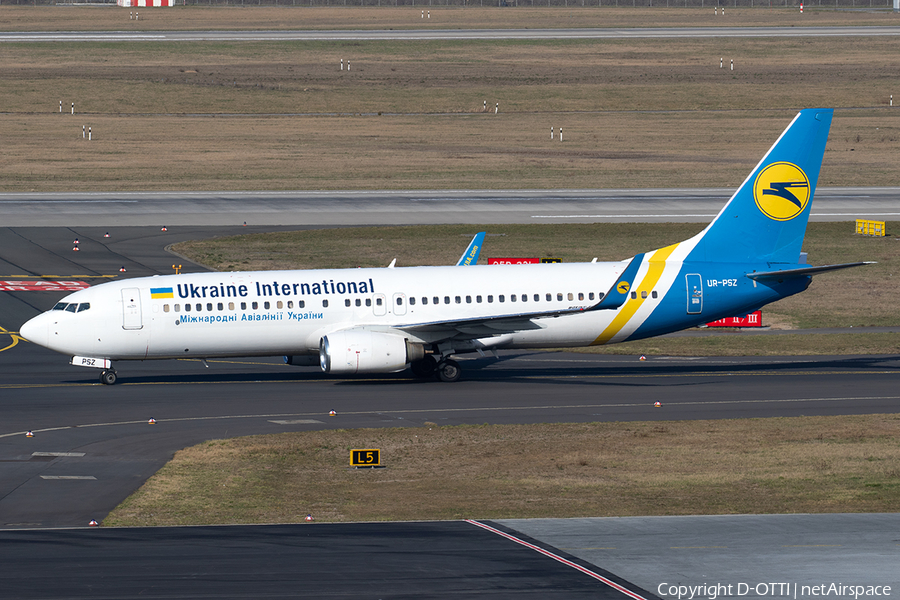 Ukraine International Airlines Boeing 737-86N (UR-PSZ) | Photo 298614
