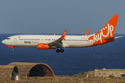 SkyUp Airlines Boeing 737-8H6 (UR-SQB) at  Gran Canaria, Spain