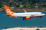 SkyUp Airlines Boeing 737-73V (UR-SQD) at  Corfu - International, Greece